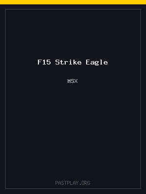 F15 Strike Eagle cover art