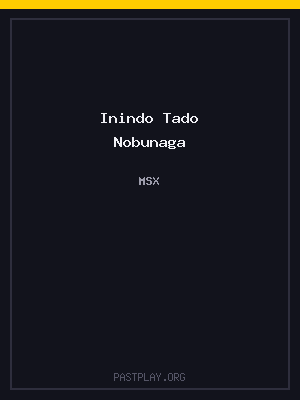 Inindo Tado Nobunaga cover art