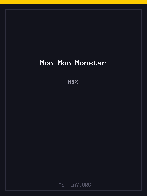 Mon Mon Monstar