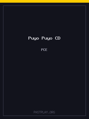 Puyo Puyo CD cover art