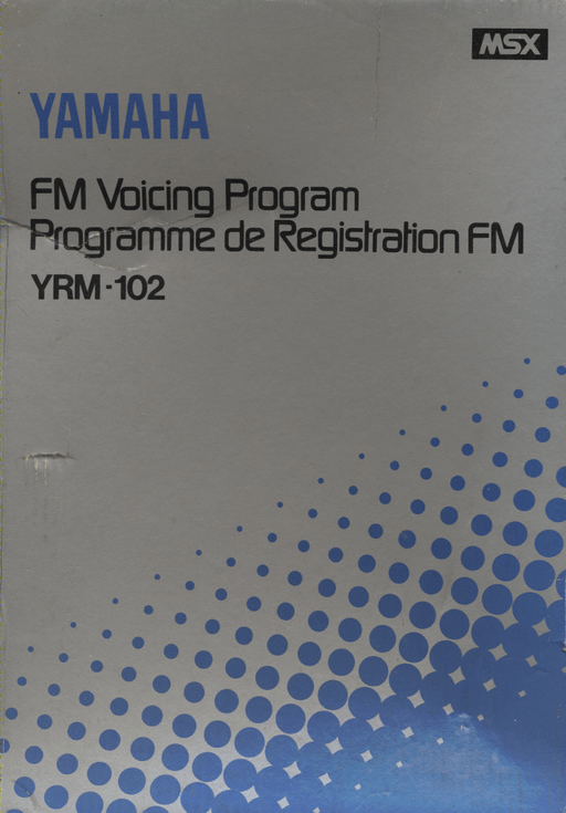 FM Voicing Program (YRM-12)