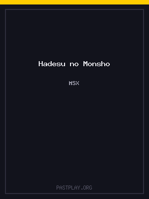 Hadesu no Monsho cover art