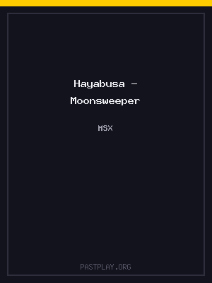 Hayabusa – Moonsweeper