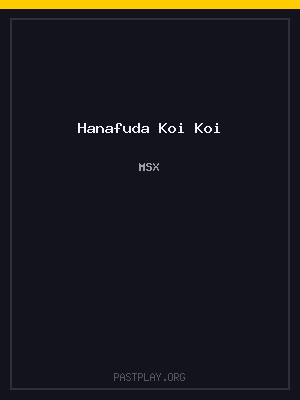 Hanafuda Koi Koi