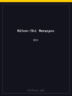 Nihon-Shi Nenpyou