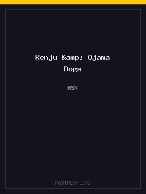 Renju & Ojama Dogs cover art