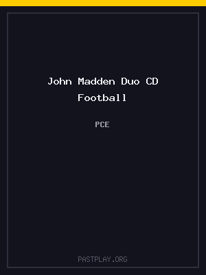John Madden Duo CD Football