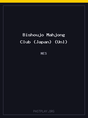 Bishoujo Mahjong Club (Japan) (Unl) cover art