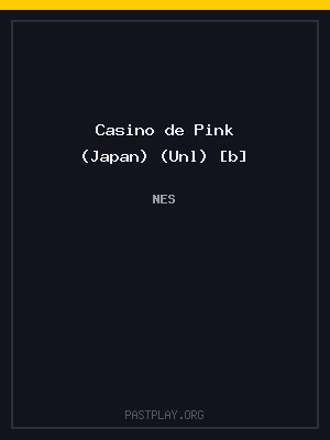 Casino de Pink (Japan) (Unl) [b]