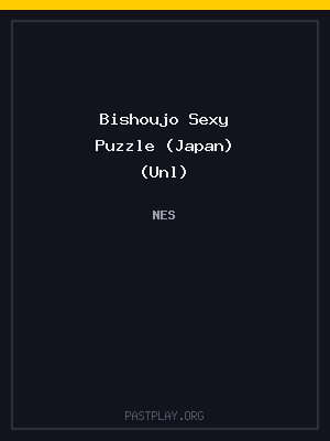 Bishoujo Sexy Puzzle (Japan) (Unl) cover art