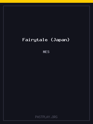 Fairytale (Japan) cover art