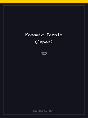 Konamic Tennis (Japan)