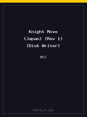 Knight Move (Japan) (Rev 1) (Disk Writer) cover art