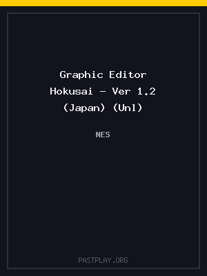 Graphic Editor Hokusai – Ver 1.2 (Japan) (Unl)