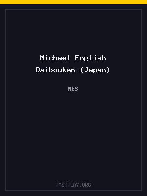 Michael English Daibouken (Japan)