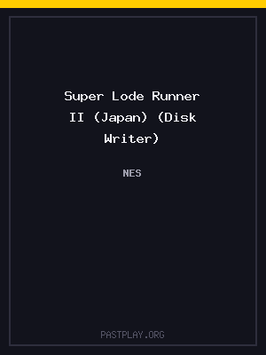 Super Lode Runner II (Japan) (Disk Writer)