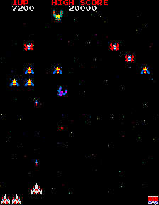 Galaga Namco Rev B cover art
