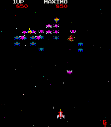 Galaxian Growing Galaxip Galaxian Nave Creciente Re cover art