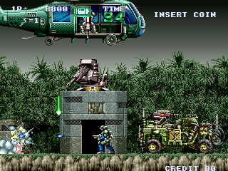 Gunforce Battle Fire Engulfed Terror Island Us Imperfect Sound And Graphics cover art