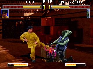 Jackie Chan In Fists Of Fire cover art