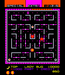 Lady Bug Bootleg On Galaxian Hardware Bootleg cover art