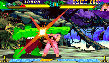 Marvel Super Heroes Vs Street Fighter 970625 Japan cover art