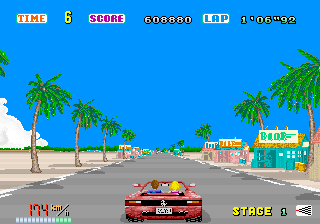 Out Run Sitdown Upright Rev B Enhanced Edition V1 cover art